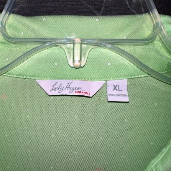 Pale Lime Green Golf Shirt - Picture 4 of 6